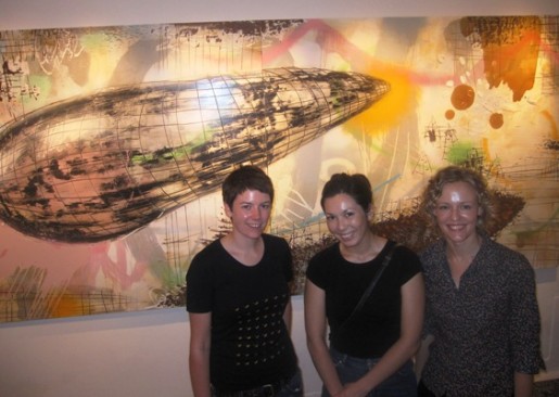 Rimbun Dahan resident artists Monika Behrens, Angela Goh and Rochelle Haley.