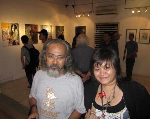 Artist Yusof Gajah and Bennylita Ramlee 
