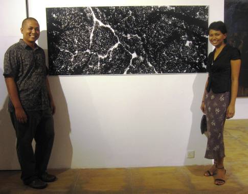 WWF’s Dylan Jefri Ong and Sarah Sukor with Erna Dyanty’s The Crown Shyness Effect 