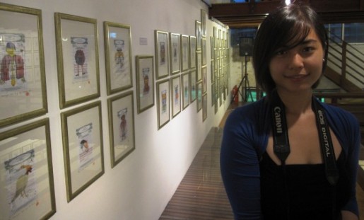 Wei-Ling Gallery’s graphic designer and photographer Bruneian Nur Khalisah Ahmad, a graduate of Chelsea College of Art and Design.